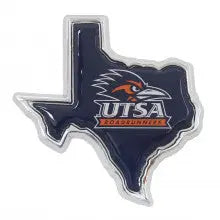 UTSA Roadrunners Color Solid Metal Chrome Auto Emblem – Patch Collection
