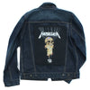 Metallica 'One' Back Of Jacket Patch Black Woven Sew On Patch 