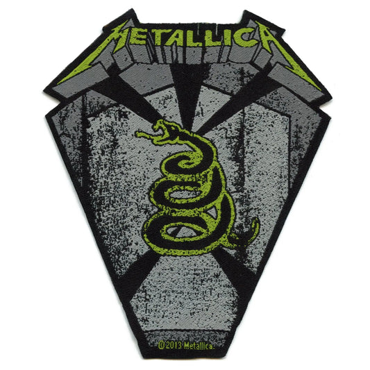 Metallica Pit Boss Patch Snake Rock Band Woven Iron On