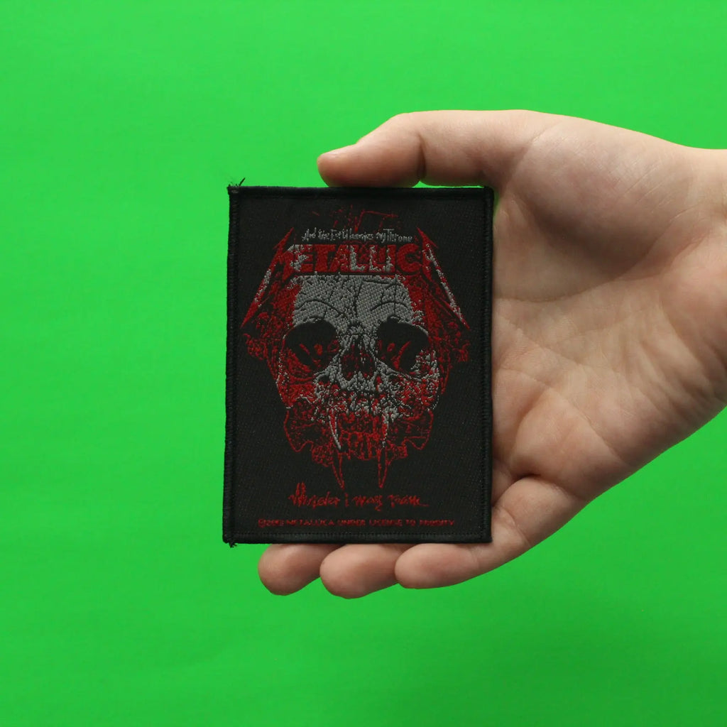 Metallica Wherever I May Roam Woven Sew On Patch 