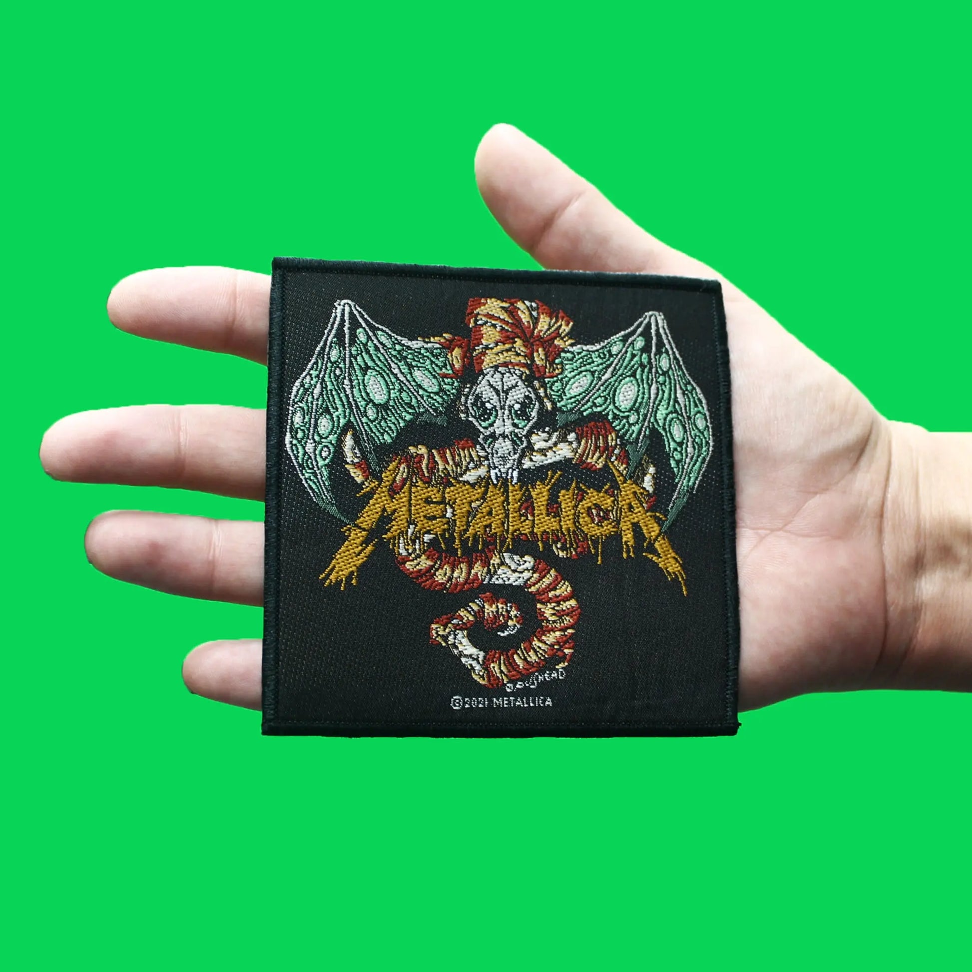 Iron on Embroidered Patch - Metallica