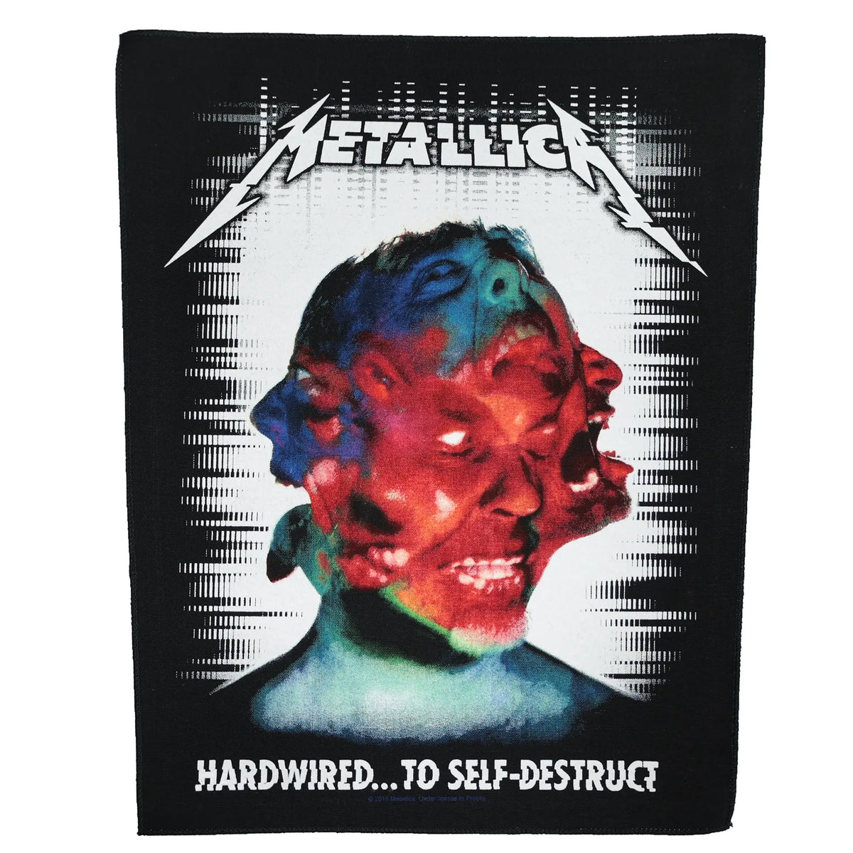 Metallica Hardwired to Self Destruct Back Patch Thrash Metal Band XL ...