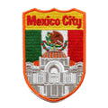 Mexico City Shield Patch Travel Badge Memory Embroidered Iron On