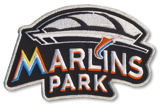 2012 Miami Marlins Park Inaugural Season Jersey Sleeve Patch (Road) 