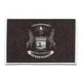 Michigan Patch State Flag Grayscale Embroidered Iron On