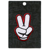 Official Mickey Mouse Glove Peace Sign Embroidered Iron On Patch 