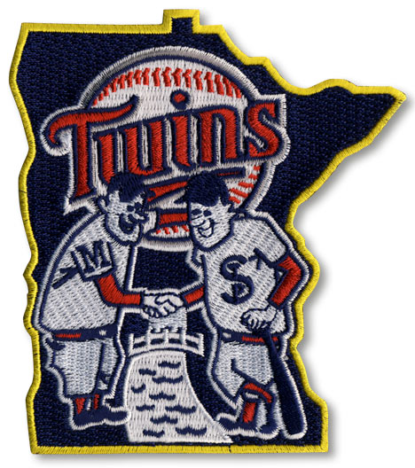 Minnesota Twins State Logo Jersey Sleeve Patch (2010 - 2014) 