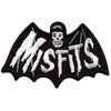 The Misfits Patch Skeleton Bat Logo Embroidered Iron On