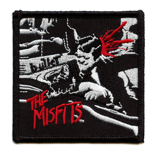 Misfits Squirm Snake Skull Patch Punk Rock Band Embroidered Iron On