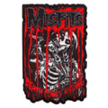 Misfits Patch Death Comes Ripping Embroidered Iron On