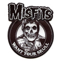 Misfits Patch Want Your Skull Embroidered Iron On