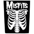 The Misfits Ribcage Back Patch Punk Rock Band XL DTG Printed Sew On
