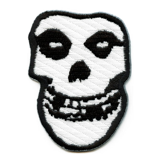 Official Misfits Patch Small Logo Skull Embroidered Iron On 