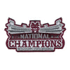 2021 Mississippi State College National Champions Patch Embroidered Iron On 