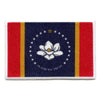 Mississippi Patch State Flag Embroidered Iron On 