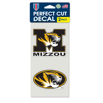 Missouri Tigers Logo Perfect Cut Decals 2-Pack 
