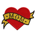 Mom Heart Tattoo Embroidered Iron On Patch