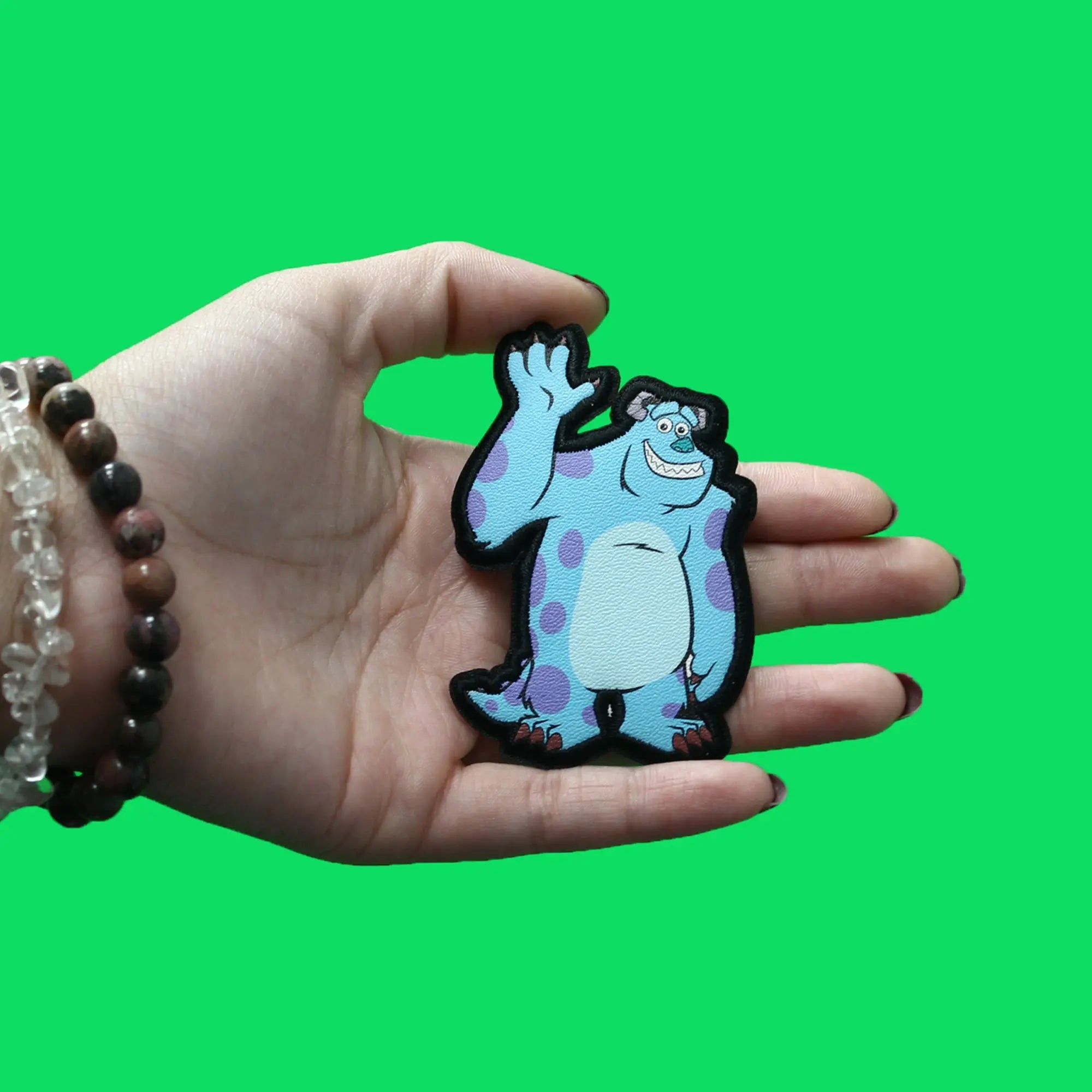 monsters inc patch Monsters Inc Sully Patch Disney Mike Wazowski Sublimated Embroidery Iron on