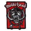 Motörhead Red Snaggletooth Patch Warpig Logo Embroidered Iron On 