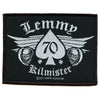 Lemmy Kilmister 70 Spade Patch Motorhead Rock Legend Woven Iron On