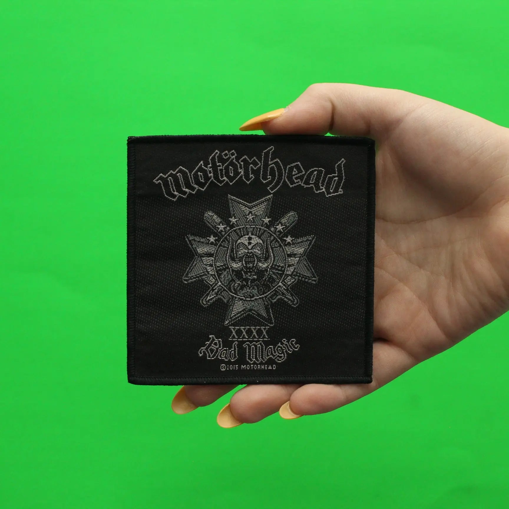 2015 Motorhead Bad Magic Woven Sew On Patch 