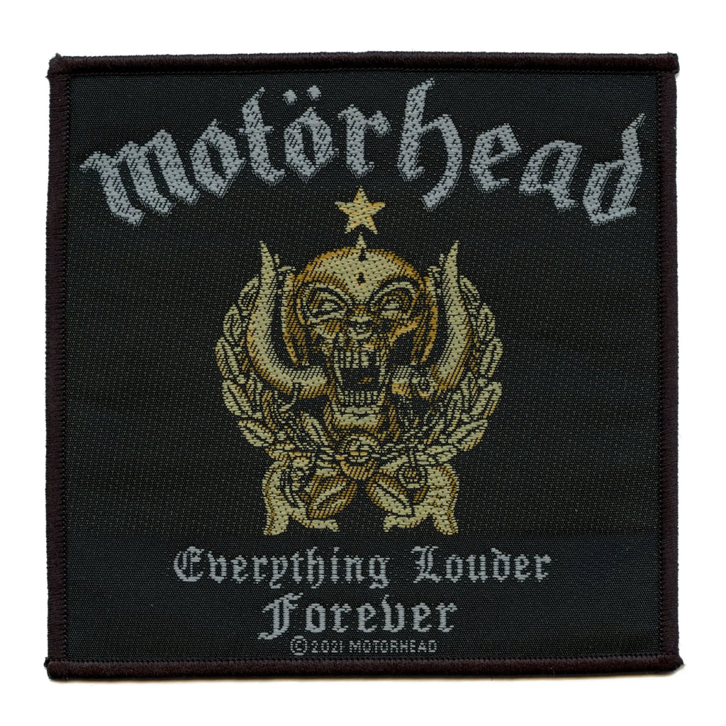 Motorhead Everything Louder Forever Patch 2021 Album Cover Sew On 