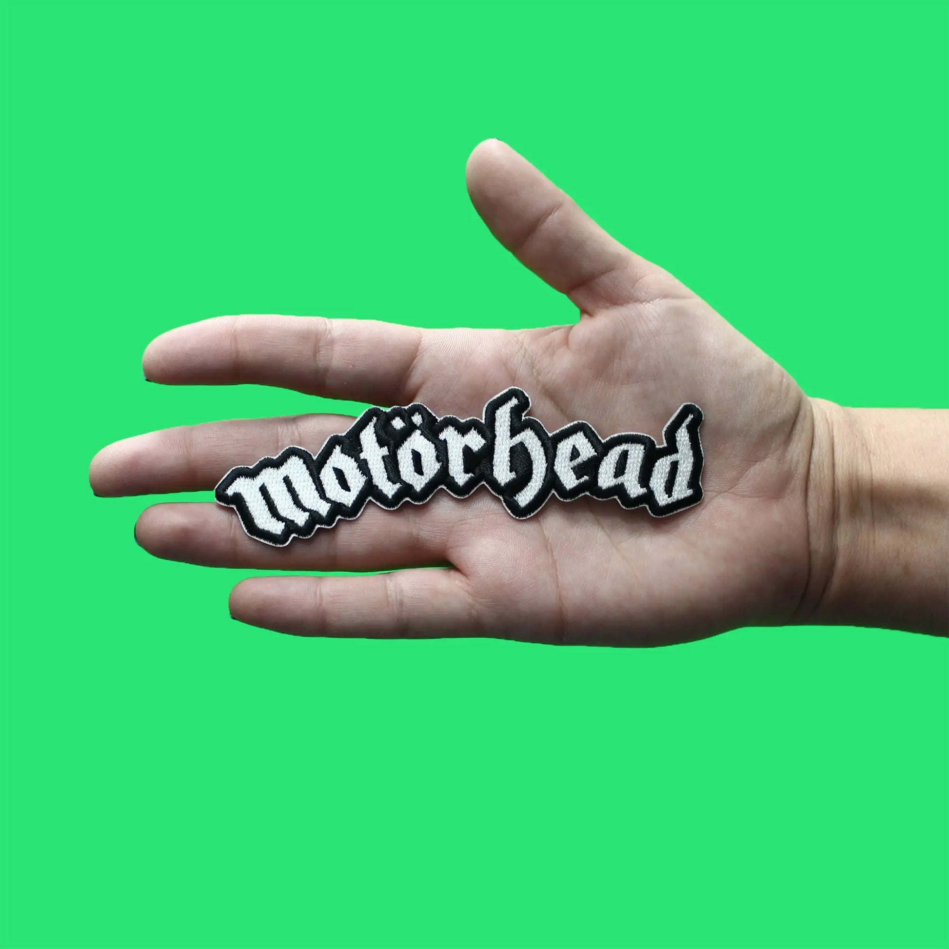 Motörhead Gothic Style Logo Patch Metal Rock Band Embroidered Iron On 