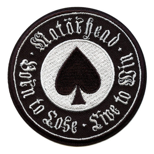 Motörhead Live To Win Patch Born To Lose Embroidered Iron On 