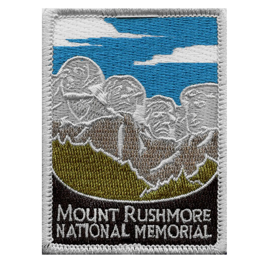Mount Rushmore National Memorial Patch South Dakota Travel Embroidered Iron On