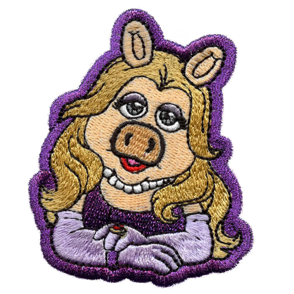 Muppets Miss Piggy Portrait Patch Kids Puppet Disney Embroidered Iron ...