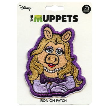 Muppets Miss Piggy Portrait Patch Kids Puppet Disney Embroidered Iron On