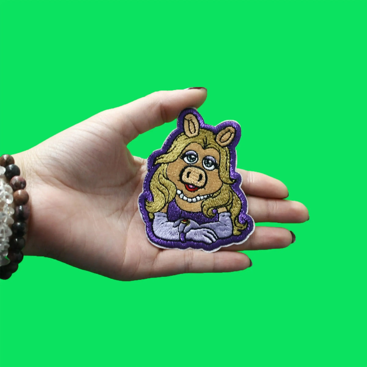 Muppets Miss Piggy Portrait Patch Kids Puppet Disney Embroidered Iron ...