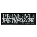 Bring Me The Horizon Horror Logo Patch Heavy Metal Band Woven Iron On