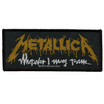 Metallica Wherever I May Roam Logo Patch Heavy Metal Band Woven Iron on