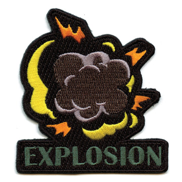 My Hero Academia Patch Bakugo's Explosion Logo Embroidered Iron On 