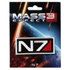 Official Mass Effect: N7 Logo Embroidered Iron On Patch 