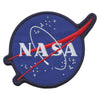 NASA Blue Logo Embroidered Iron On Patch