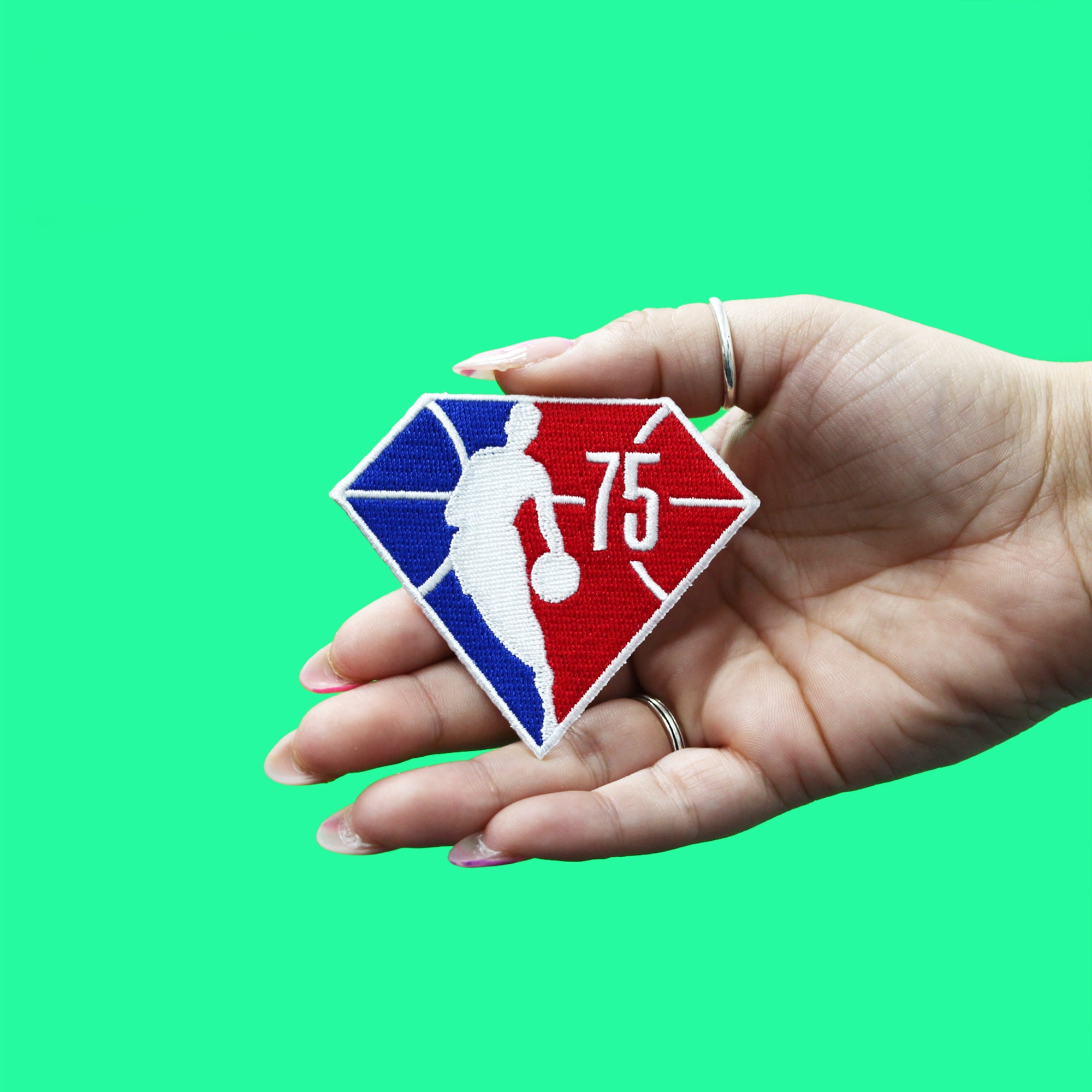 National Basketball Association NBA 75th Anniversary Logo Patch 