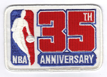 National Basketball Association NBA 35th Anniversary Logo Patch (1980-81) 