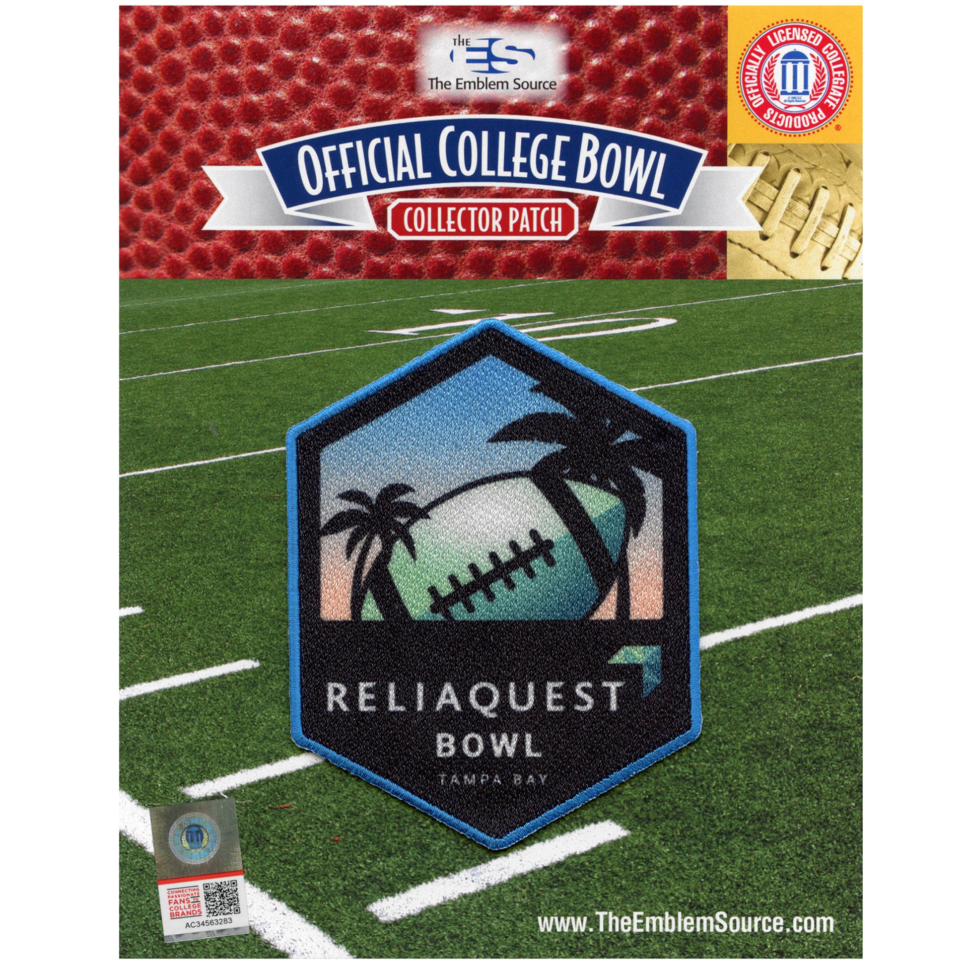 2023 ReliaQuest Bowl Patch Mississippi State Bulldogs Embroidered Iron On