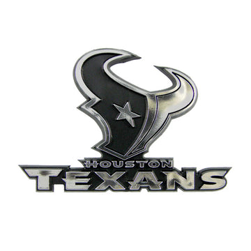 Houston Texans Car 3D Chrome Auto Emblem 