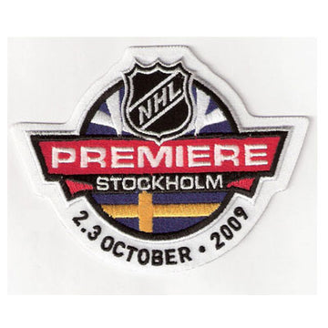 2009 NHL Premiere Game in Stockholm Jersey Patch (Red Wings vs. Blues) 
