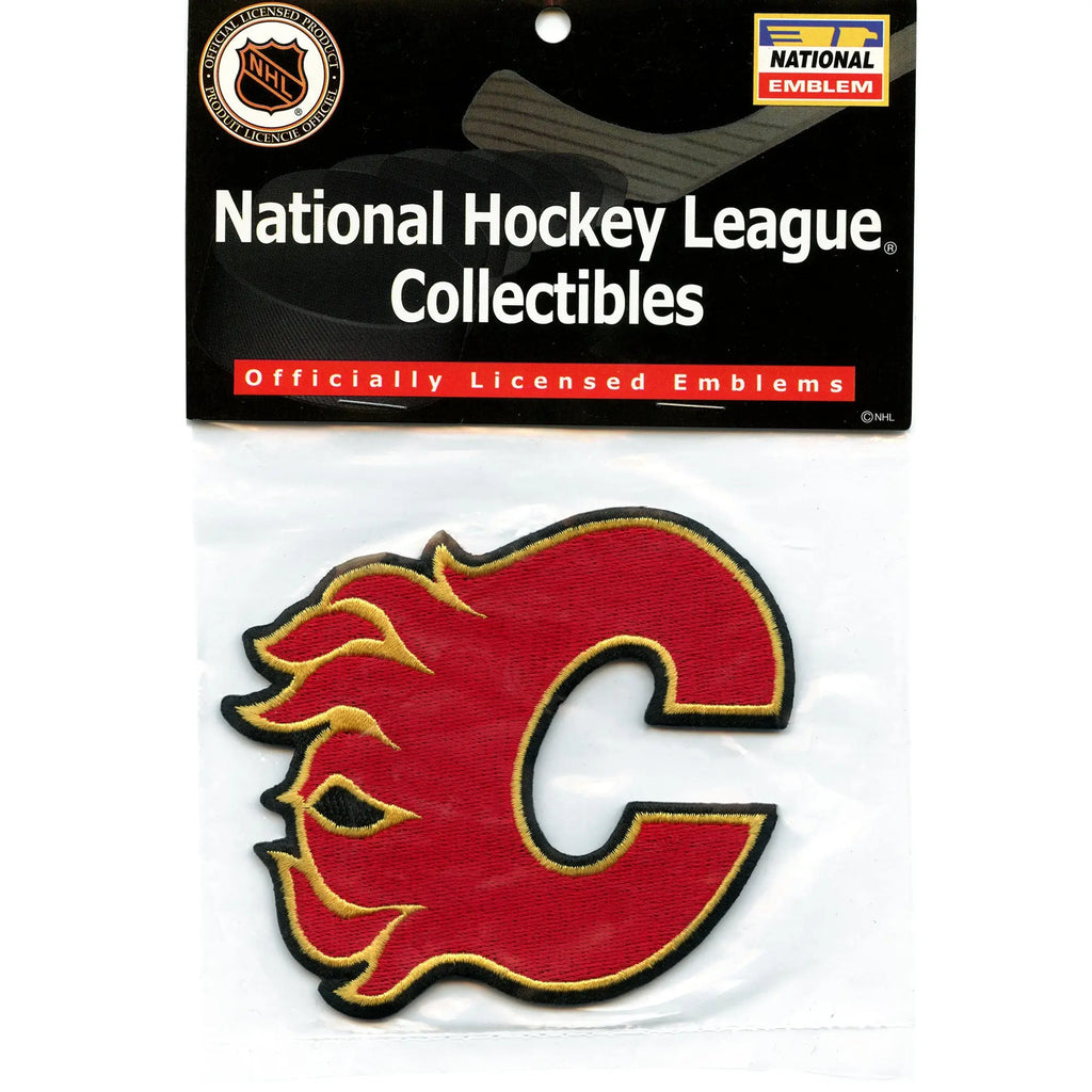 Calgary Flames Primary Team Logo Embroidered Patch – Patch Collection