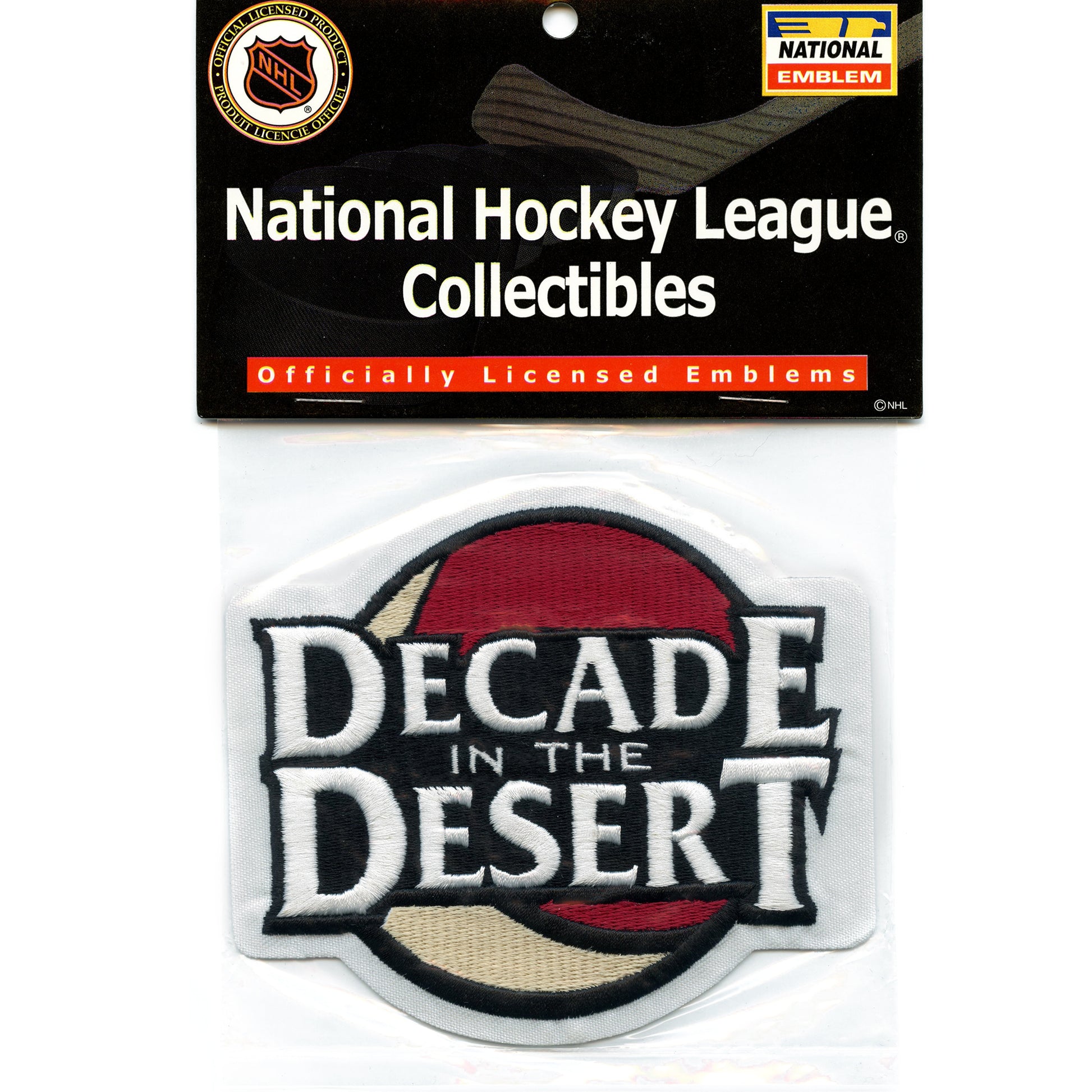 Phoenix Coyotes 10th Anniversary Patch Decade In The Desert (2006-07) 