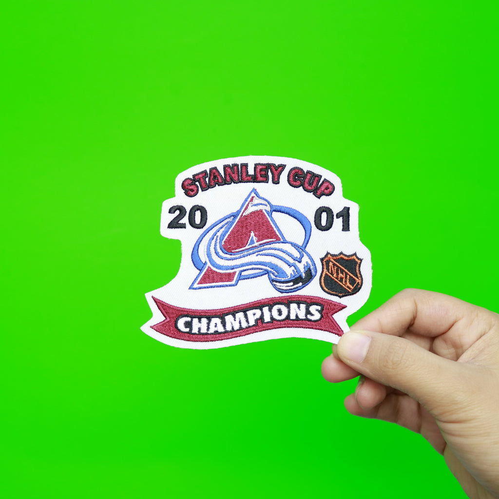 2001 NHL Stanley Cup Finals Champions Colorado Avalanche Patch 