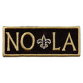 New Orleans NOLA With Fleur-de-lis Logo Embroidered Iron On Patch 