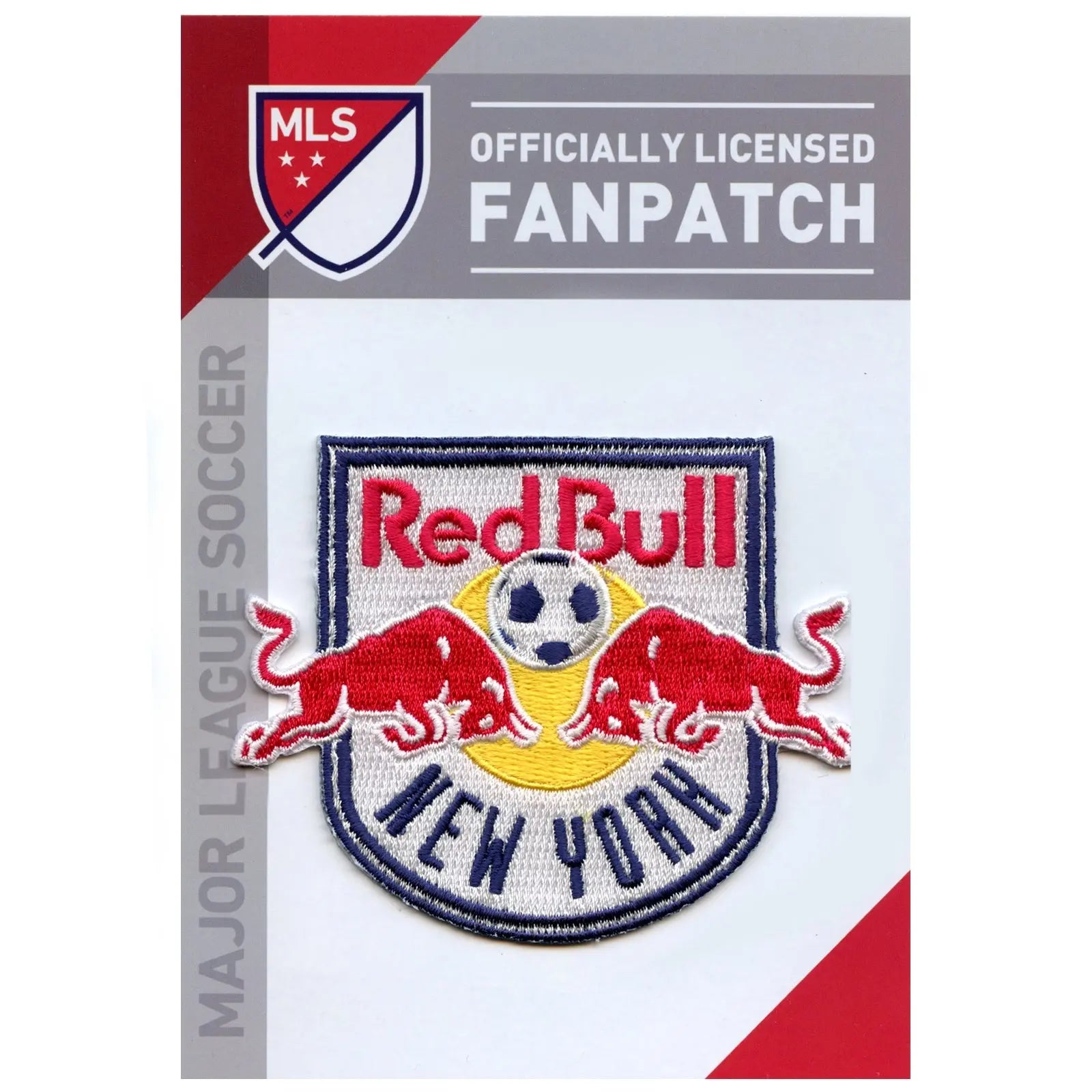 NY Red Bull Primary Team Crest Embroidered Jersey Patch – Patch Collection