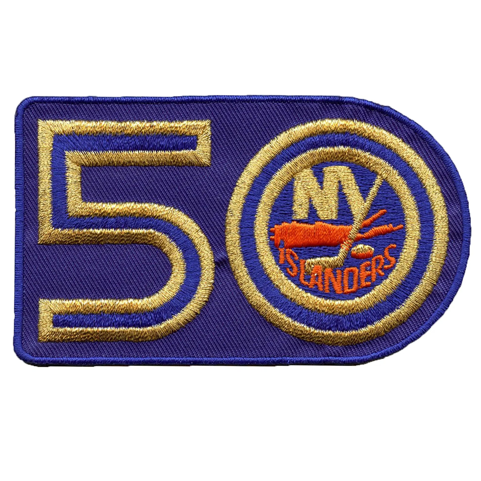 Islanders Showcase 50th Season Patch, No Ads To Speak Of - New York  Islanders Hockey Now