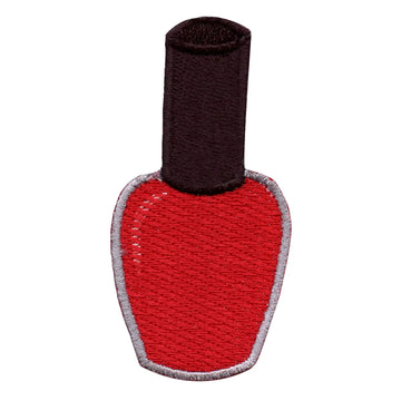 Nail Polish Embroidered Iron On Patch 