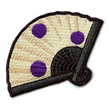 Tamari's Fan Embroidered Iron On Patch 